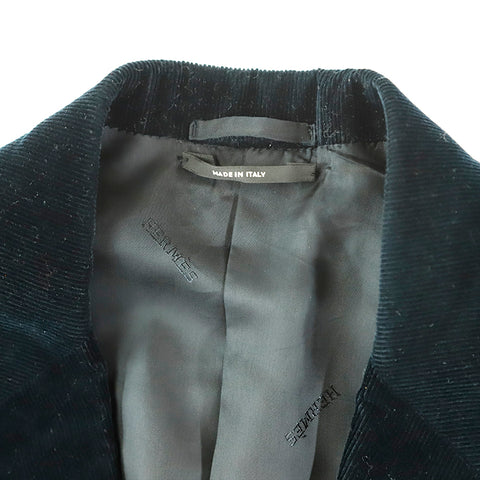 Hermes HERMES Jacket Pants Setup Corduroy Navy P10401