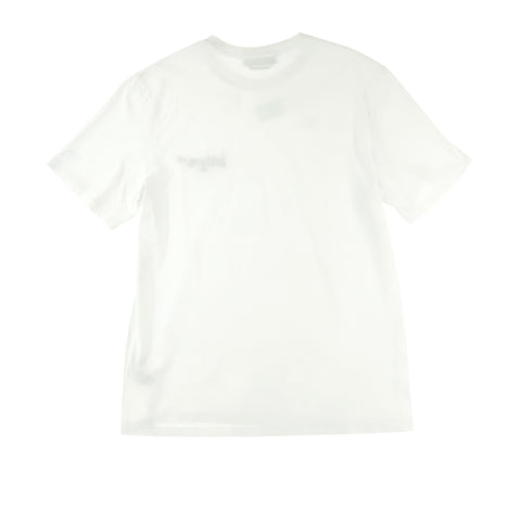 MSGM -Logo Kurzarm T -Shirt White P10403