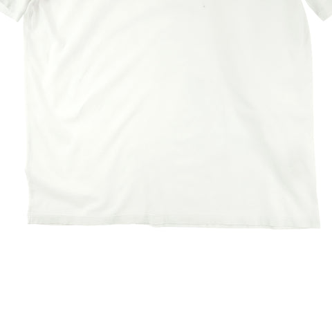 MSGM -Logo Kurzarm T -Shirt White P10403