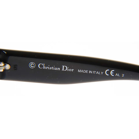 克里斯蒂安·迪奥（Christian Dior Christian Dior）徽标太阳镜黑色P10588