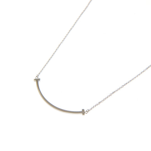 Tiffany T T1 diamond necklace in 18k rose gold. | Tiffany & Co.