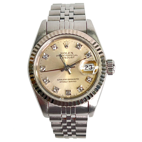 Rolex Rolex Oyster Partpetur Date de 69174 Watch Silver P10815