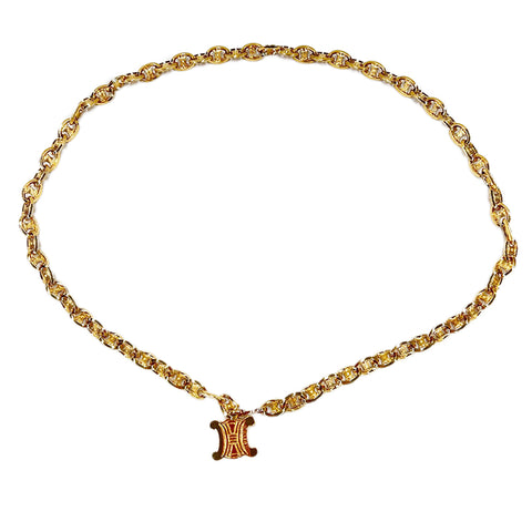 Celine Triomphe链带金EIT0147P10945