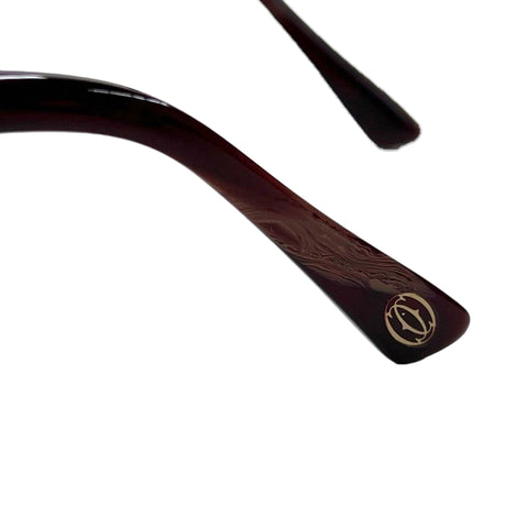 Cartier Cartier Logo Sonnenbrille Rot P11042