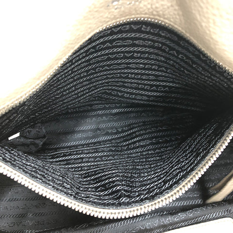 Prada Leather 2way手提包GREIGE P11558