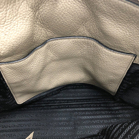 Prada Leather 2way手提包GREIGE P11558