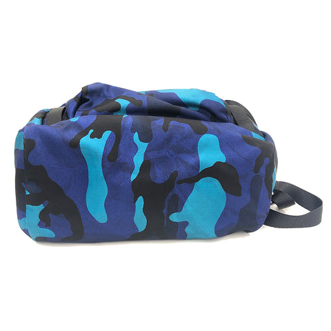 Prada Prada Camouflage Rucksack / Daypack Blue X Black P11714