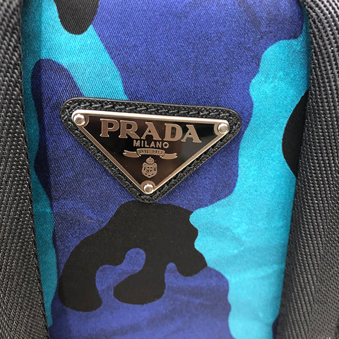 Prada Prada Camouflage Rucksack / Daypack Blue X Black P11714