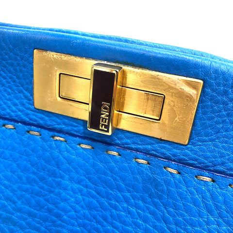 Fendi Fendi Sereria Peaker Boo Handtasche Blau P11719