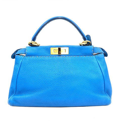 Fendi Fendi Sereria Peaker Boo Handtasche Blau P11719