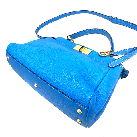 Fendi Fendi Sereria Peaker Boo Handtasche Blau P11719