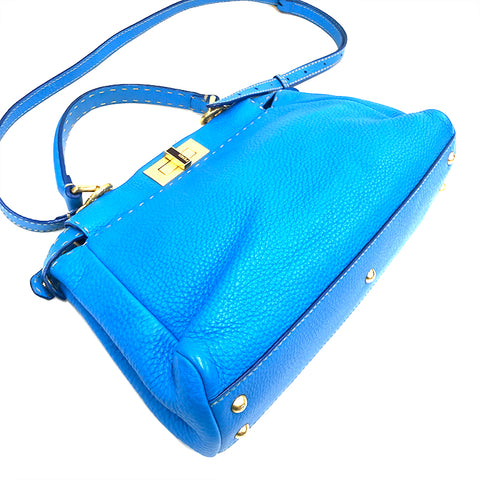 Fendi Fendi Sereria Peaker Boo Handtasche Blau P11719