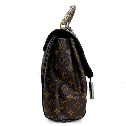 Louis Vuitton Louis Vuitton Missim Grand Marriage Balling Handtasche Exotic x Monogramm Khaki P11826