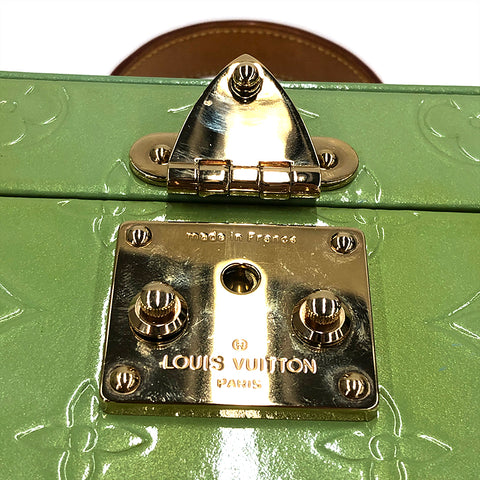 ルイ・ヴィトン LOUIS VUITTON ヴェルニ ブリーカーボックス ハンドバッグ ライトグリーン P11837