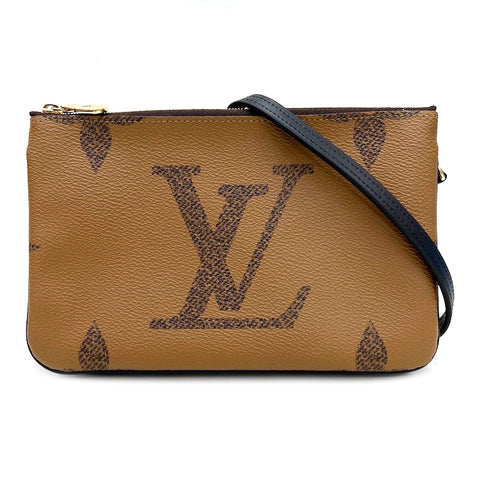 Louis Vuitton Pochette Double Zip Shoulder Bag Giant Monogram Reverse –  NUIR VINTAGE