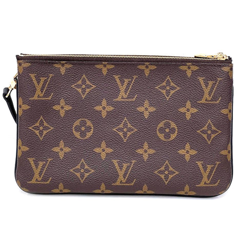 Louis Vuitton Pochette Double Zip Shoulder Bag Giant Monogram