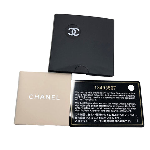 Chanel Chanel Cabia Haut Doppelklappe Umhängetasche Schwarz P11852