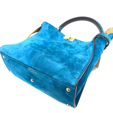 Fendi Fendi Peaker Boo Turquoise Handtasche Wildtasche Grün P11898