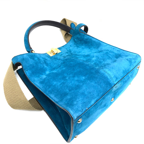 Fendi Fendi Peaker Boo Turquoise Handtasche Wildtasche Grün P11898