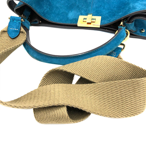 Fendi Fendi Peaker Boo Turquoise Handtasche Wildtasche Grün P11898