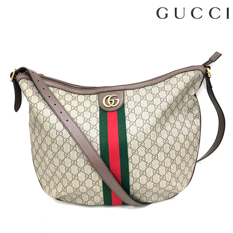 Gucci GG最高雪利酒线肩袋棕色P11913