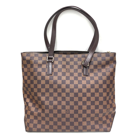 路易威顿路易·维顿卡巴梅佐手提袋damier brown p11924