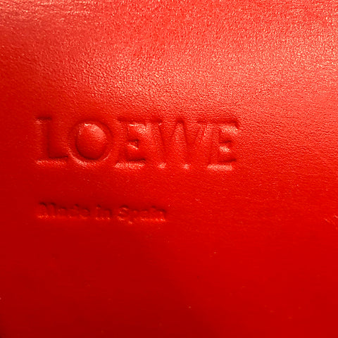 ロエベ LOEWE バルセロナ ショルダーバッグ レッド P12038