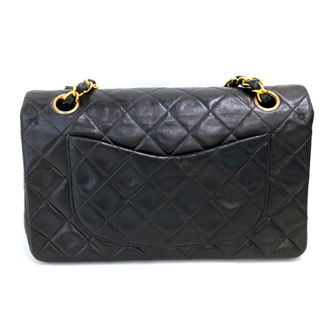 Chanel Chanel Matrasse Doppelklappe Umhängetasche Schwarz P12071