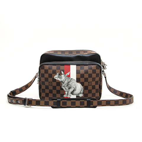 Louis Vuitton LOUIS VUITTON Damier Nile Chapman Limited Shoulder Bag Brown P12444