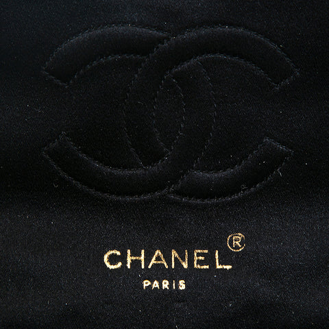 Chanel CHANEL Satin Visue Chain Shoulder Bag Black P12650 – NUIR