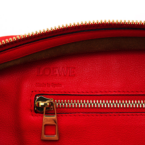 Loewe Loewe Amazona 28 2way Schulter Handtasche Rot P12656