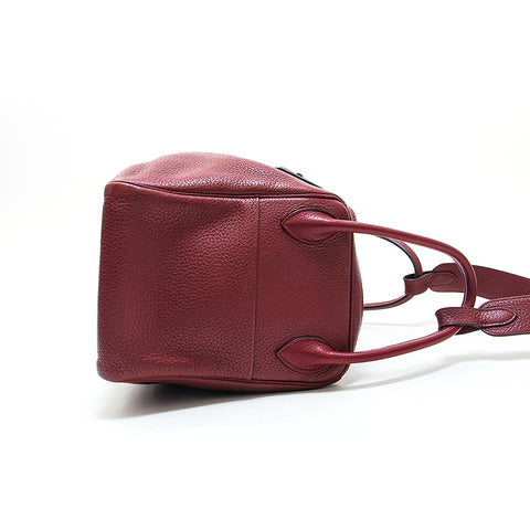 Hermes Hermes Lindy 34 Sac à bandoulière 2way □ R Vin gravé rouge P12689