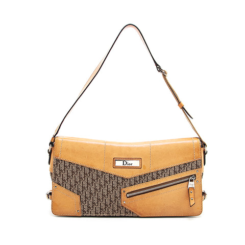 Christian Dior Trotter Shoulder Bag Beige P12721