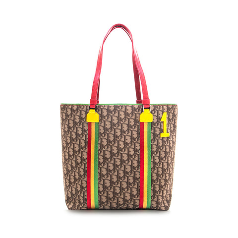 克里斯蒂安·迪奥(Christian Dior Trotter)拉斯塔(Rasta)肩部手提袋多色P12757