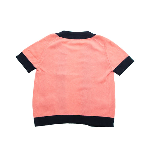 Chanel Chanel Bicamiya Tops Ensemble rose x Navy EIT0828P12814