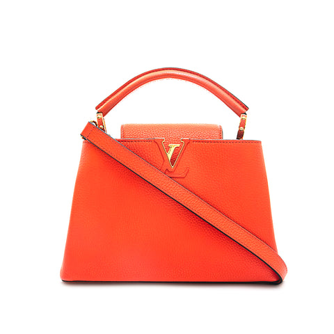 Louis Vuitton Louis Vuitton Capsine BB 2way Handbag Orange P12871