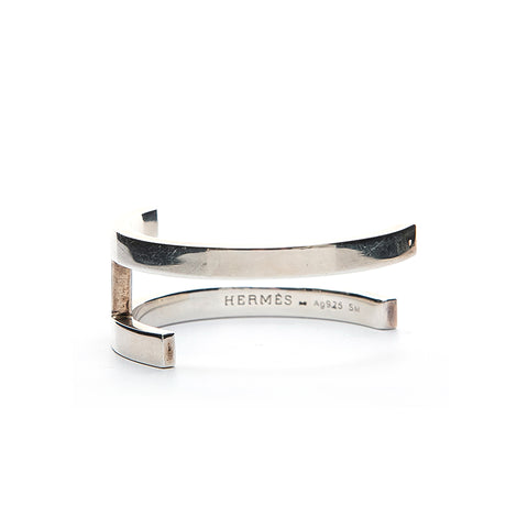 Hermes HERMES Bracelet 925 Bangle Silver P12890