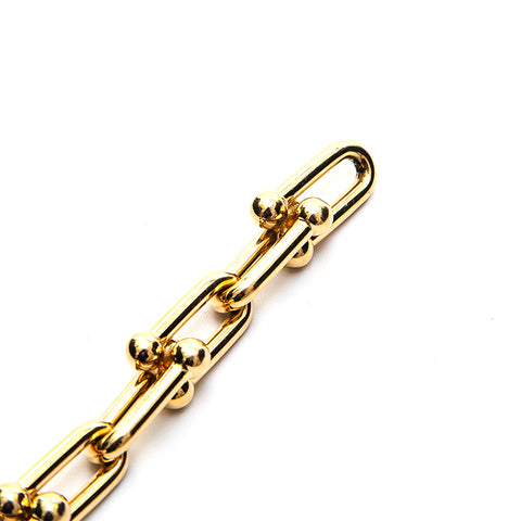 Tiffany Tiffany & Co. Große AU750 Link Armband Gold P12892