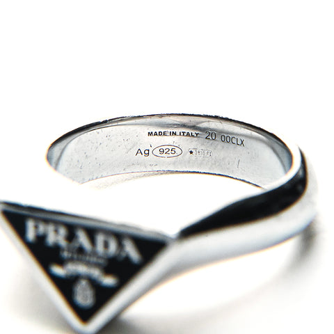 プラダ PRADA Ag925 シンボル リング・指輪 シルバー P12897