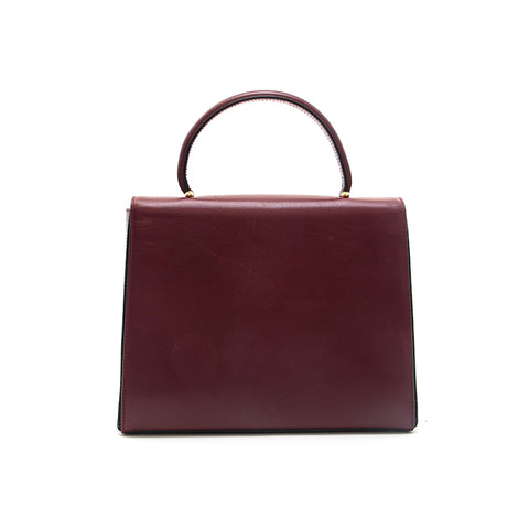 Cartier Cartier Mastline Handbag Wine Red P12914