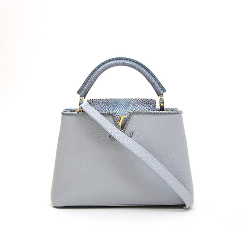 Louis Vuitton Capucine BB 2Way手提包萨克斯管P12927