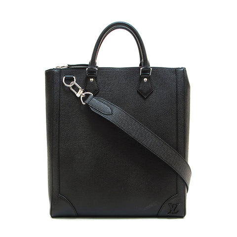 Louis Vuitton Louis Vuitton Taiga Sac d'affaires vertical sac à main noir P12949