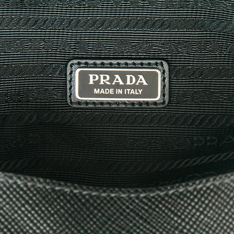 Prada PRADA Safiano Belt Bag Pouch Shoulder Bag Black P12953 