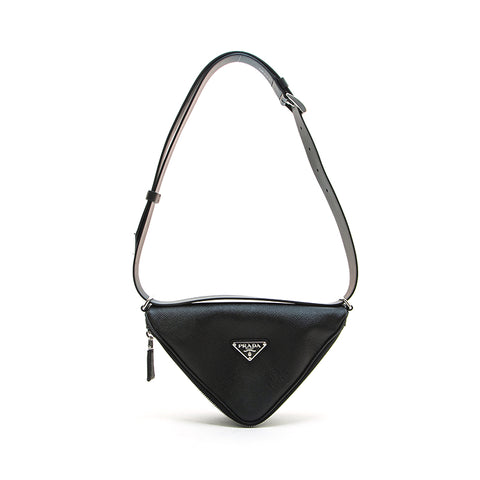 prada saffiano腰带袋肩袋黑色P12953