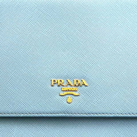 Prada Prada Safiano Wallet -Umhängetasche Saxophon P12960