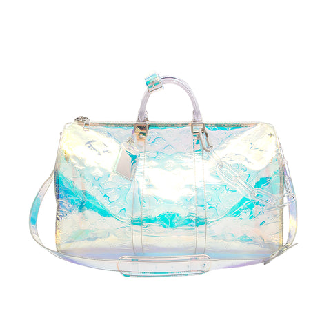 Louis Vuitton Monogram Prism Kepol Boston Bag Handbag Multicolor