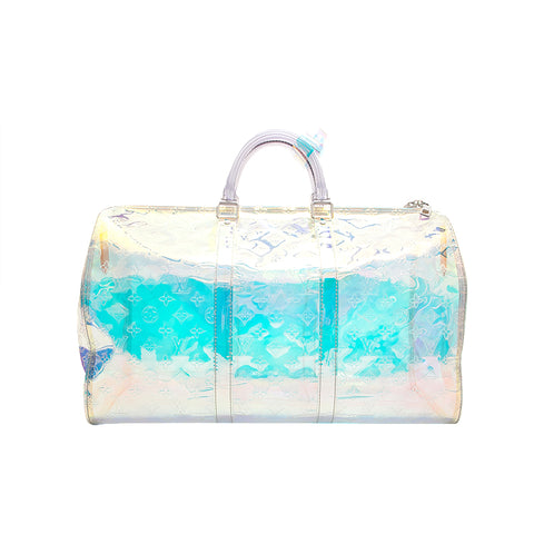 Louis Vuitton Monogram Prism Kepol Boston Bag Handbag Multicolor