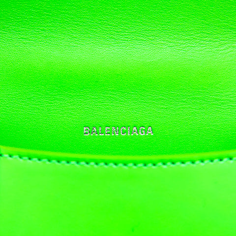 バレンシアガ BALENCIAGA アワーグラス XS 2way  ハンドバッグ グリーン P12990