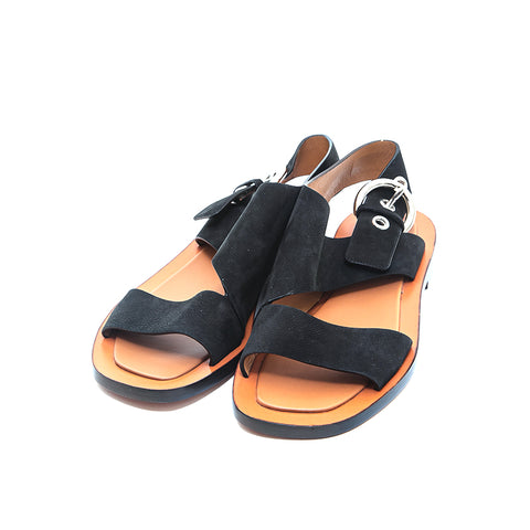 セリーヌ CELINE スエード サンダル ブラック P12999