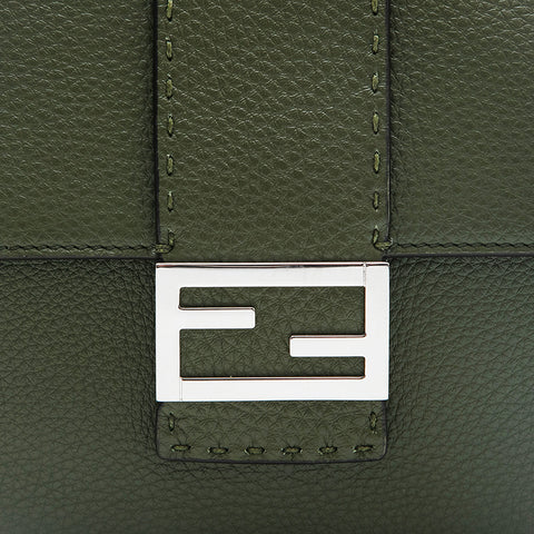 フェンディ FENDI フラットバケット ミディアム ショルダーバッグ カーキ P13049 – NUIR VINTAGE